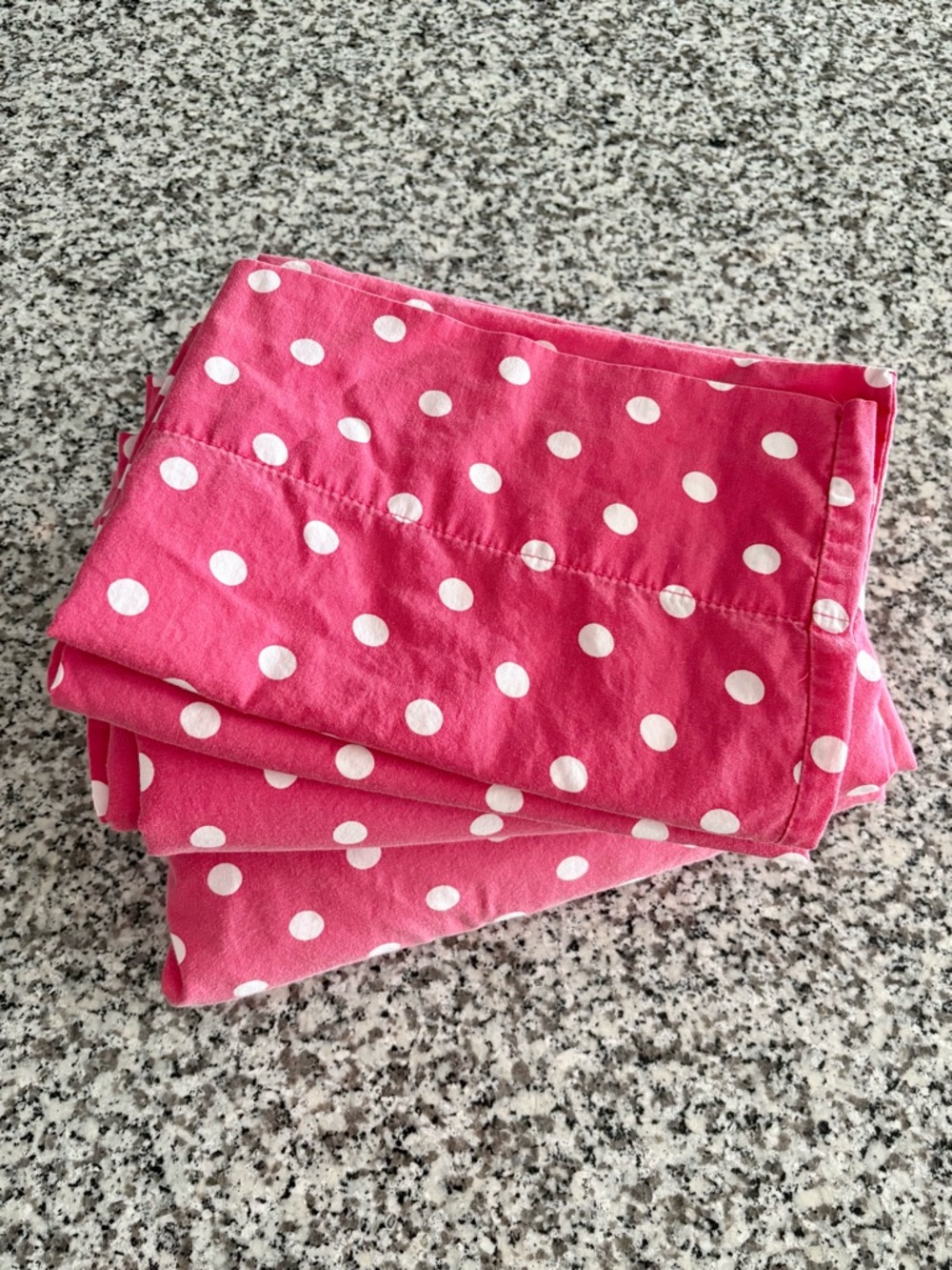 Mi Zone—Queen Sheet Set, Pink/White Polka Dot (Pillowcases, Fitted, Flat Sheets)